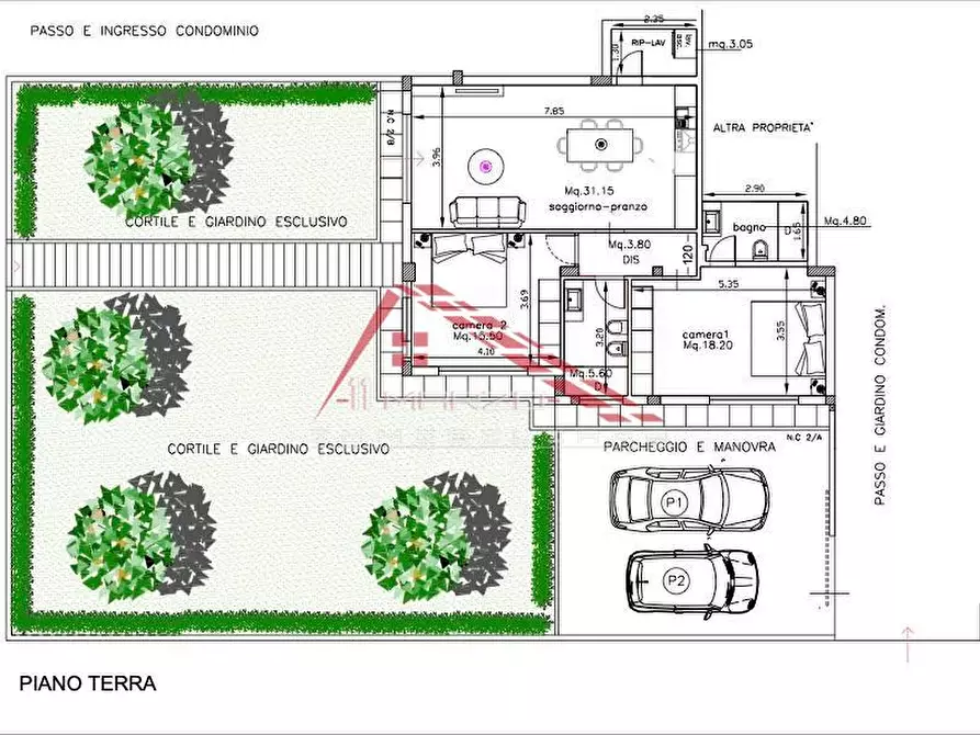 Immagine 1 di Appartamento in vendita  a Pisa