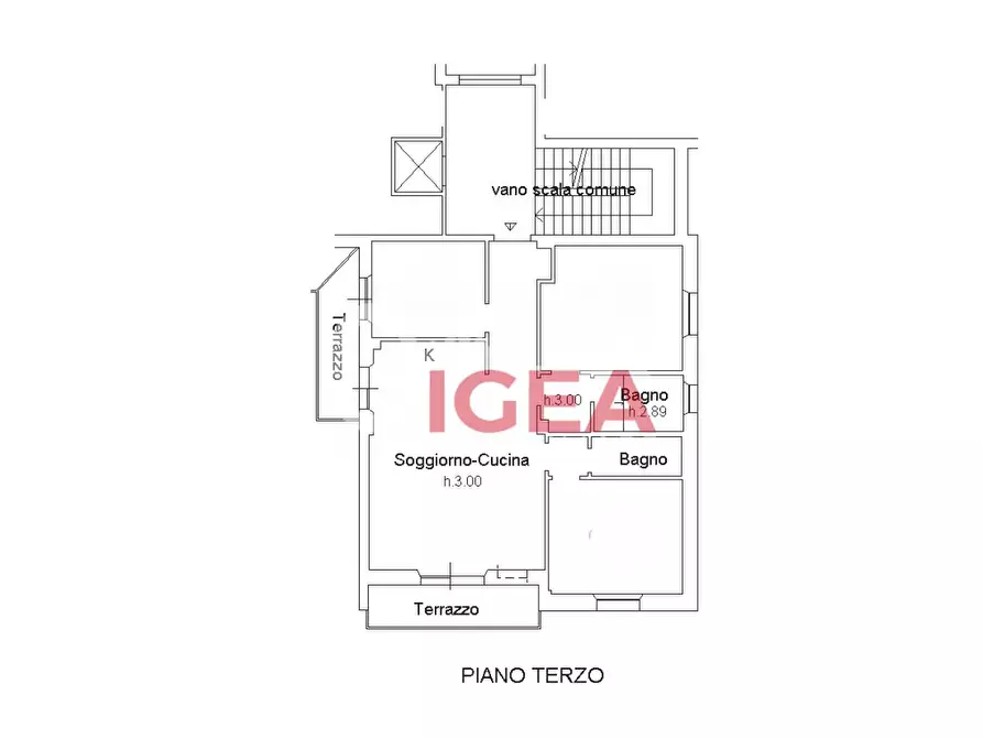 Immagine 29 di Appartamento in vendita  a Siena