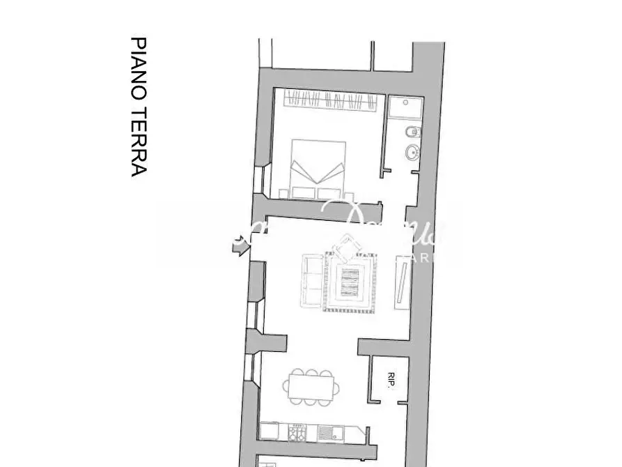 Immagine 3 di Appartamento in vendita  a Siena