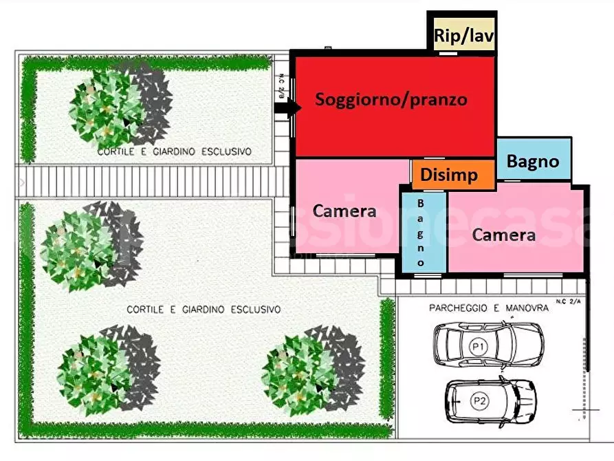 Immagine 3 di Appartamento in vendita  a Pisa