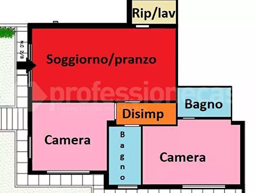 Immagine 4 di Appartamento in vendita  a Pisa