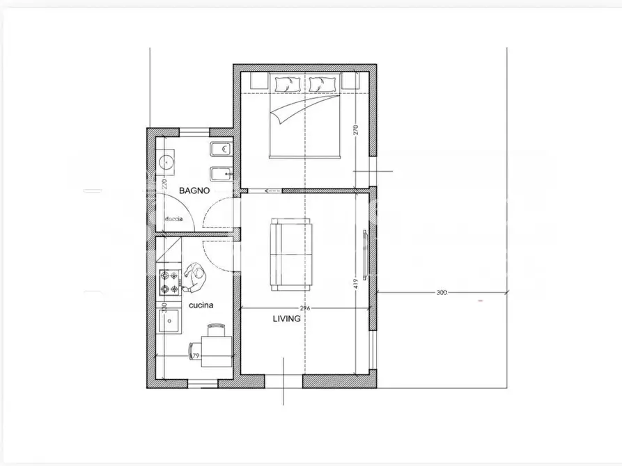 Immagine 4 di Garage in vendita  a Cascina