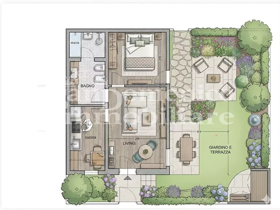 Immagine 3 di Garage in vendita  a Cascina