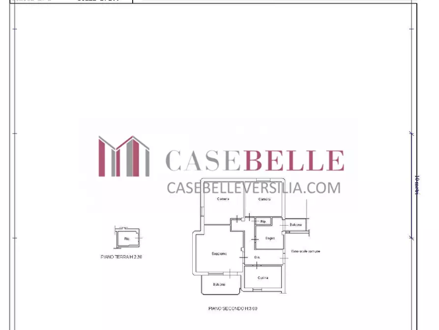 Immagine 2 di Appartamento in vendita  a Camaiore