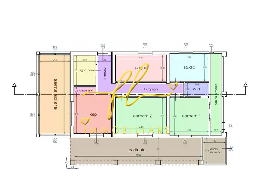 Immagine 1 di Casa indipendente in vendita  a Cecina