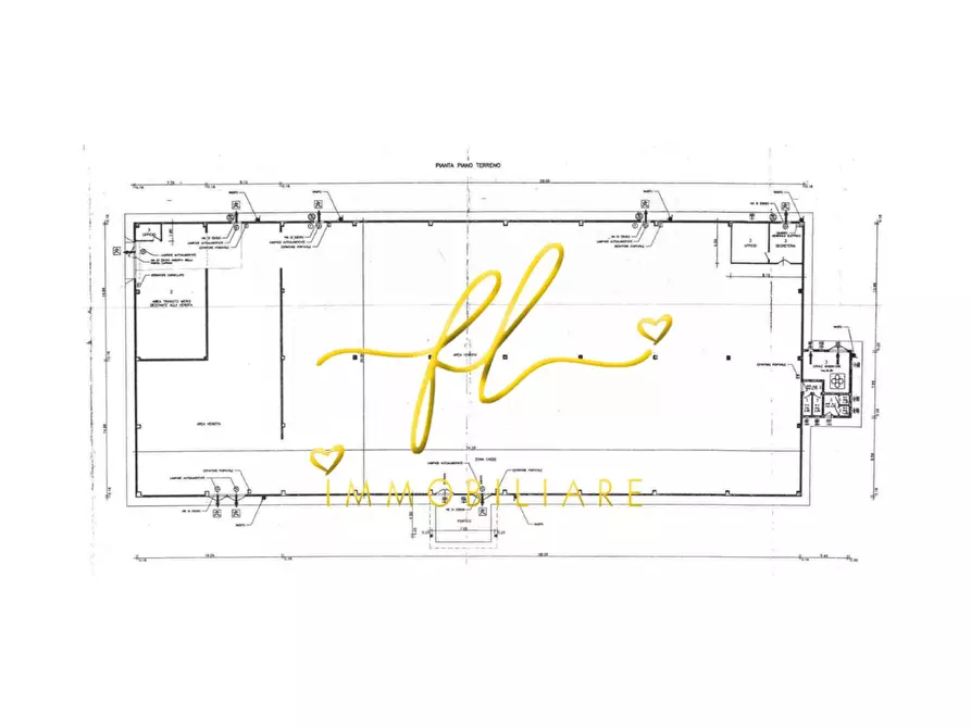 Immagine 1 di Capannone industriale in vendita  a Cecina