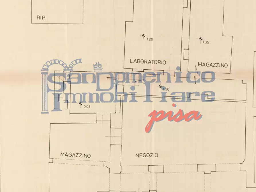 Immagine 1 di Locale commerciale in vendita  a Pisa