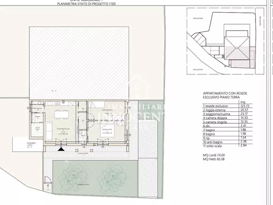 Immagine 4 di Casa trifamiliare in vendita  a Massa