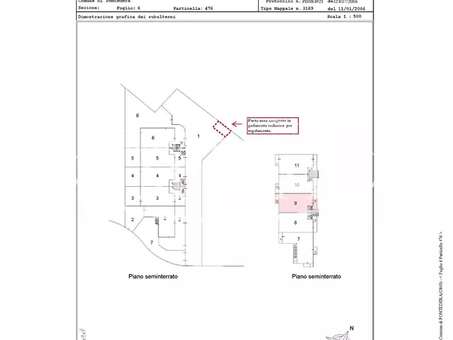 Immagine 50 di Appartamento in vendita  a Pontedera