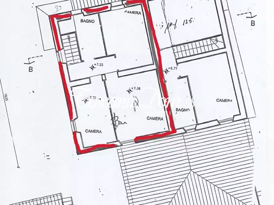 Immagine 41 di Porzione di casa in vendita  a Sovicille