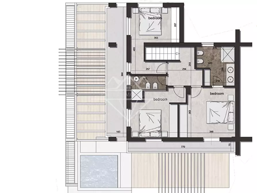 Immagine 4 di Casa bifamiliare in vendita  a Forte Dei Marmi