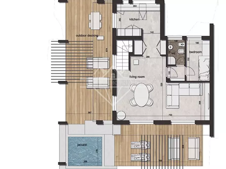 Immagine 3 di Casa bifamiliare in vendita  a Forte Dei Marmi