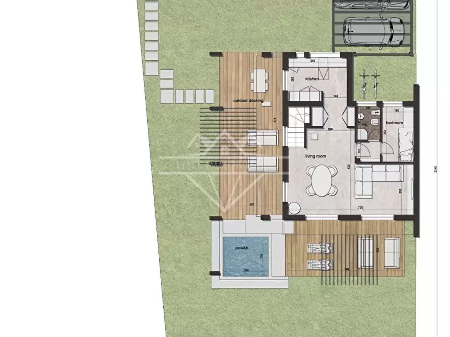 Immagine 2 di Casa bifamiliare in vendita  a Forte Dei Marmi