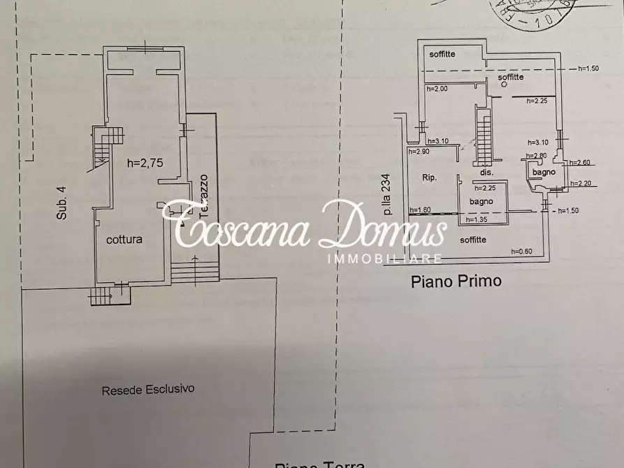 Immagine 32 di Porzione di casa in vendita  a Castelnuovo Berardenga