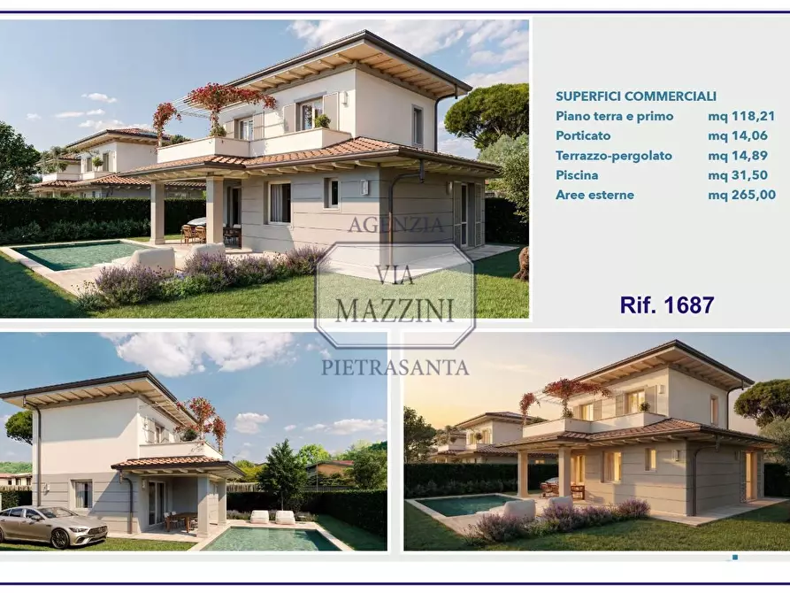 Immagine 3 di Villa in vendita  a Pietrasanta