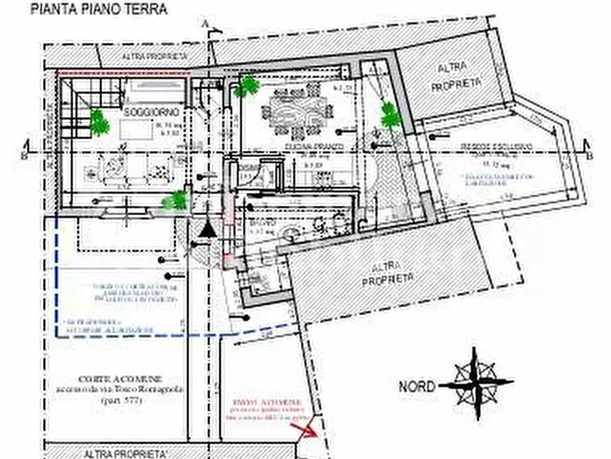 Immagine 2 di Terratetto in vendita  a Cascina
