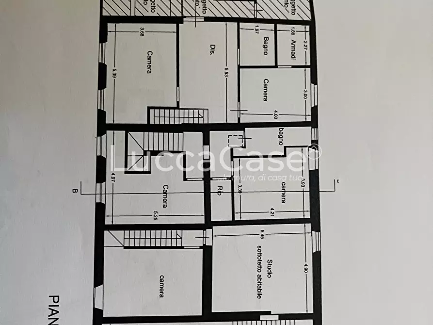 Immagine 5 di Casa colonica in vendita  a Lucca