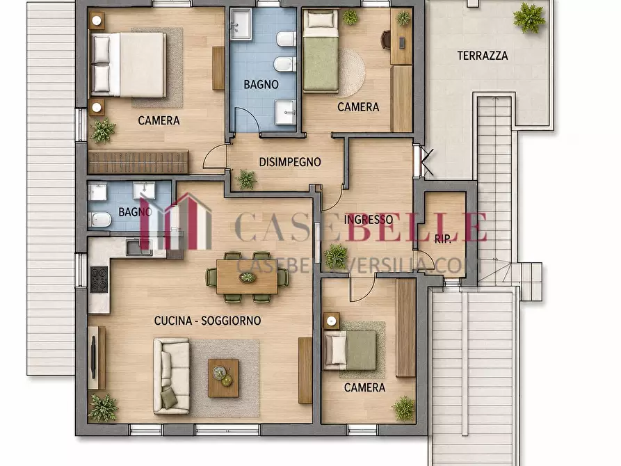 Immagine 5 di Casa semindipendente in vendita  a Camaiore
