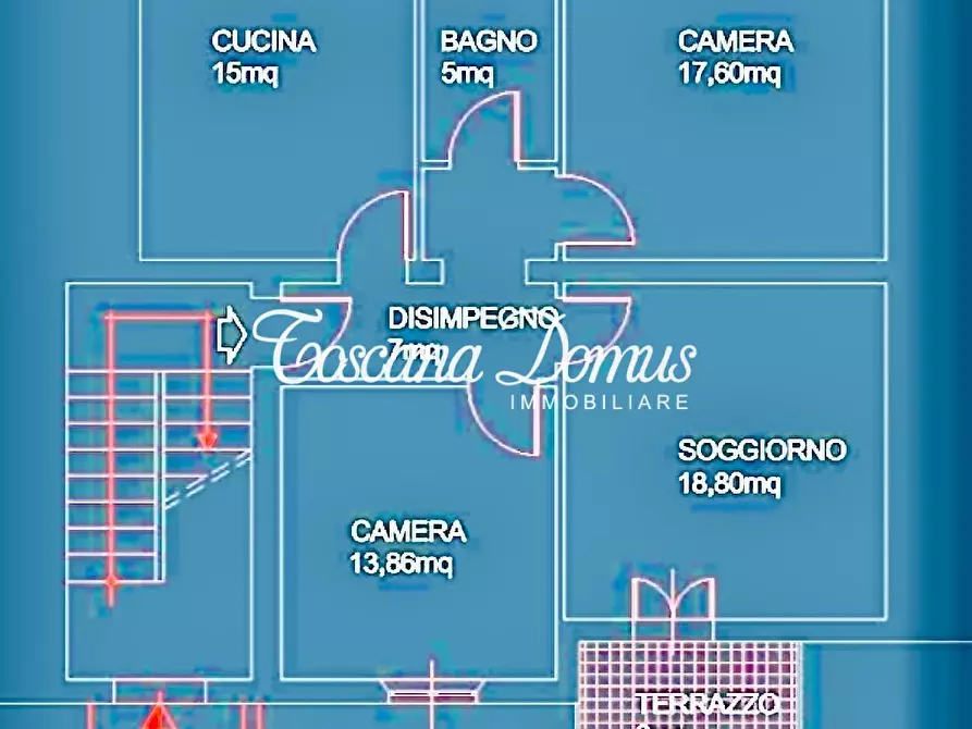 Immagine 12 di Appartamento in vendita  a Siena