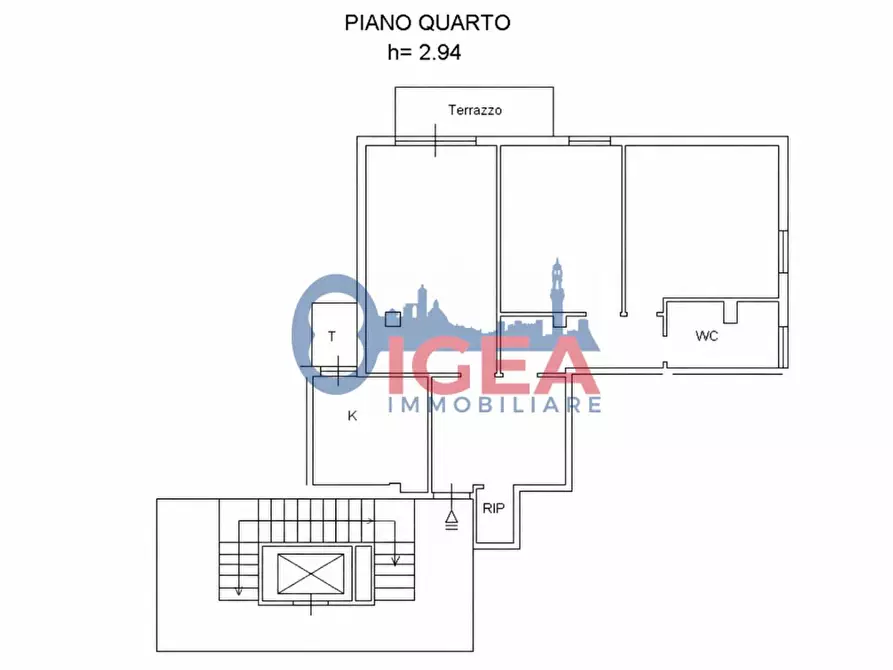 Immagine 21 di Appartamento in vendita  a Siena