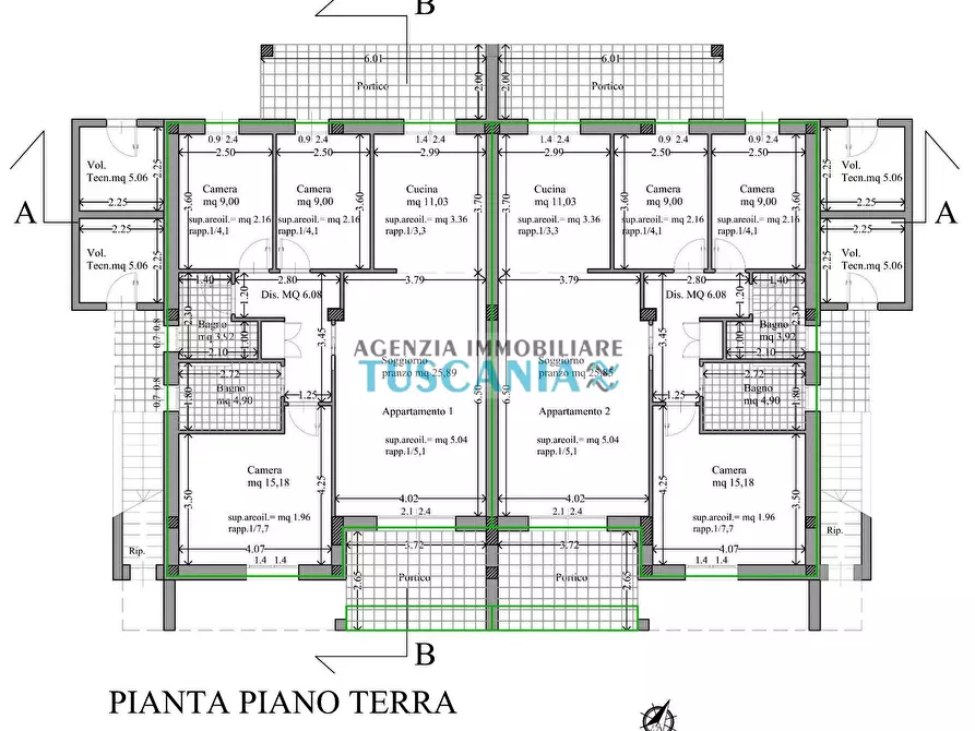 Immagine 6 di Appartamento in vendita  a Cecina
