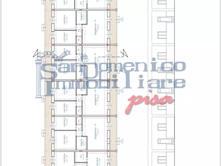 Immagine 2 di Villetta a schiera in vendita  a Pisa