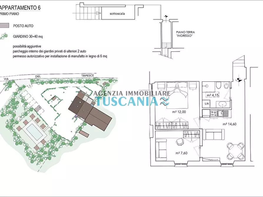 Immagine 11 di Appartamento in vendita  a Cecina