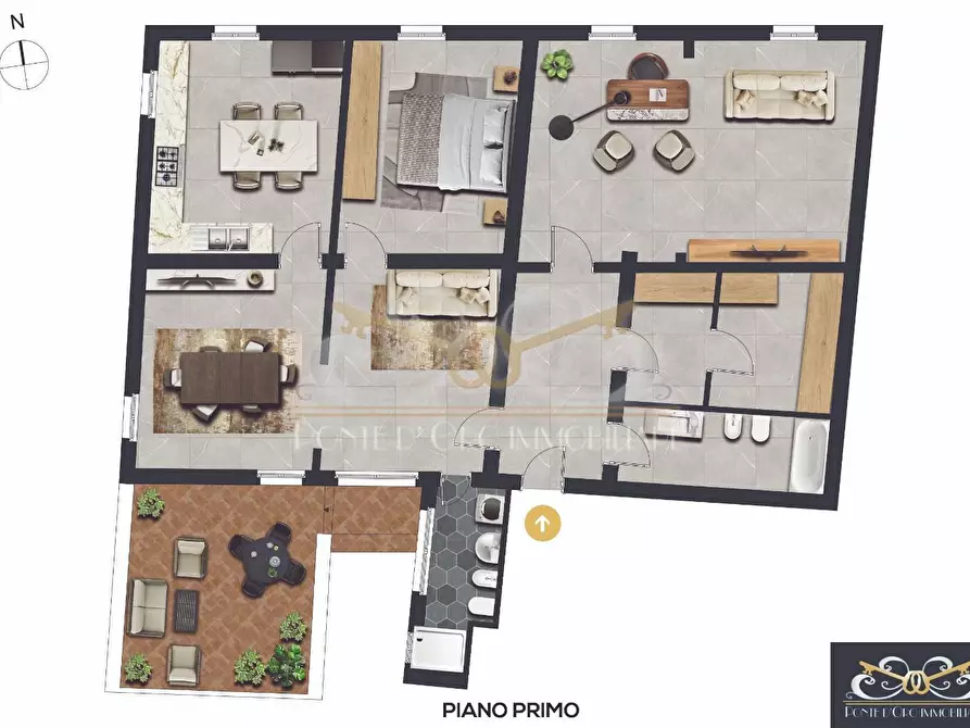 Immagine 19 di Appartamento in vendita  a Cascina