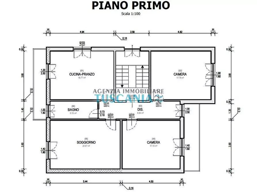 Immagine 17 di Casa bifamiliare in vendita  a Cecina