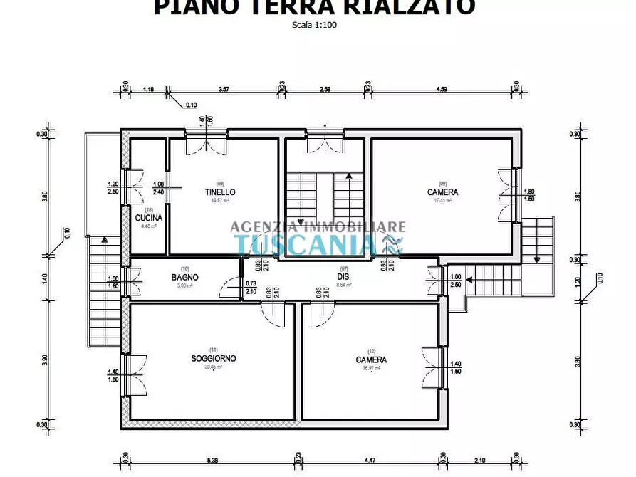 Immagine 2 di Casa bifamiliare in vendita  a Cecina