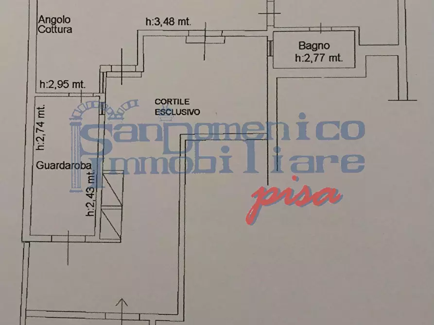 Immagine 21 di Terratetto in vendita  a Pisa
