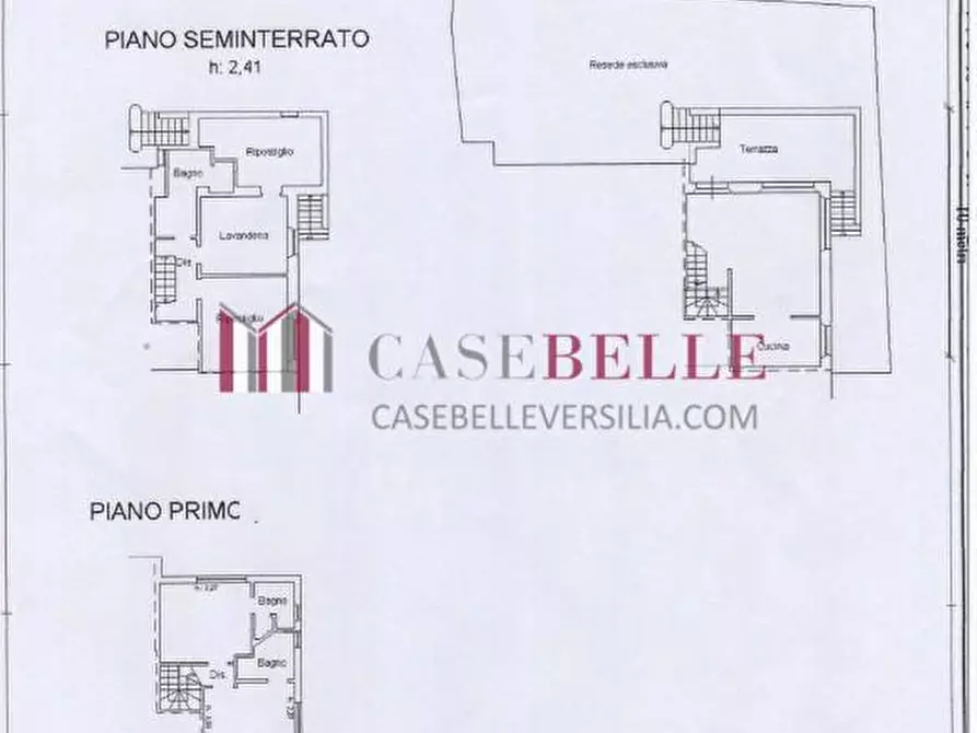 Immagine 3 di Casa trifamiliare in vendita  a Pietrasanta