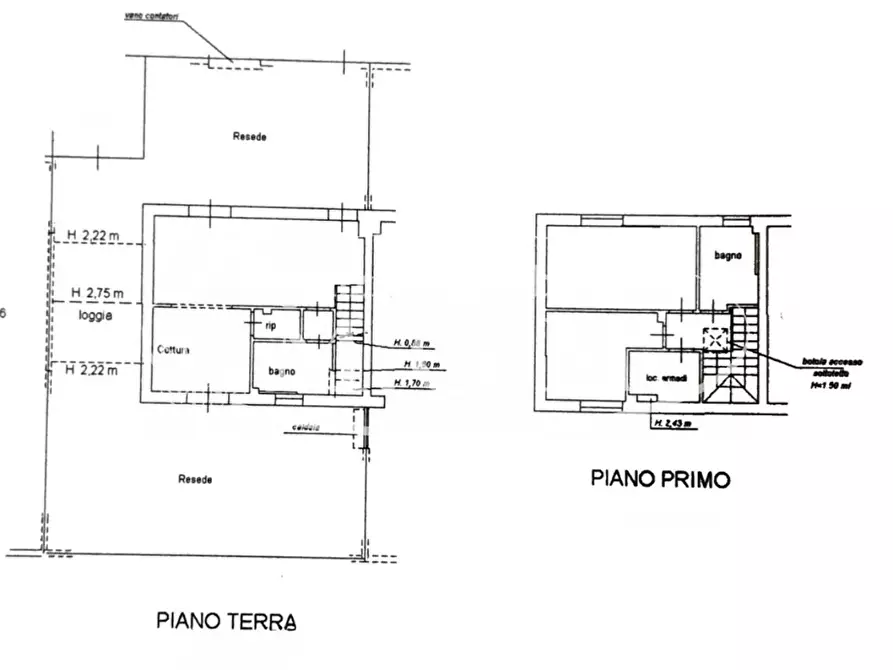Immagine 38 di Casa bifamiliare in vendita  a Pontedera