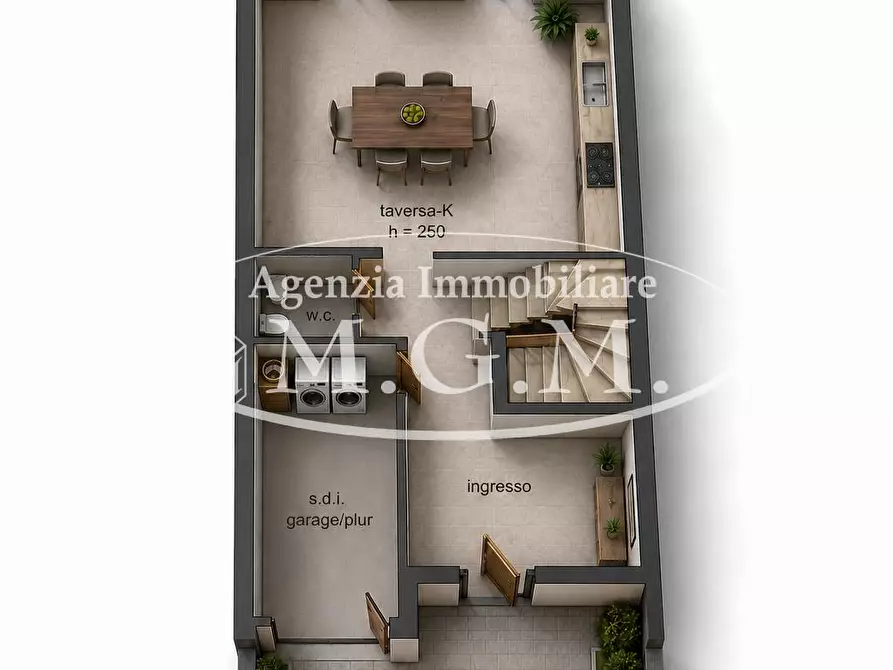Immagine 30 di Villetta a schiera in vendita  a Cascina