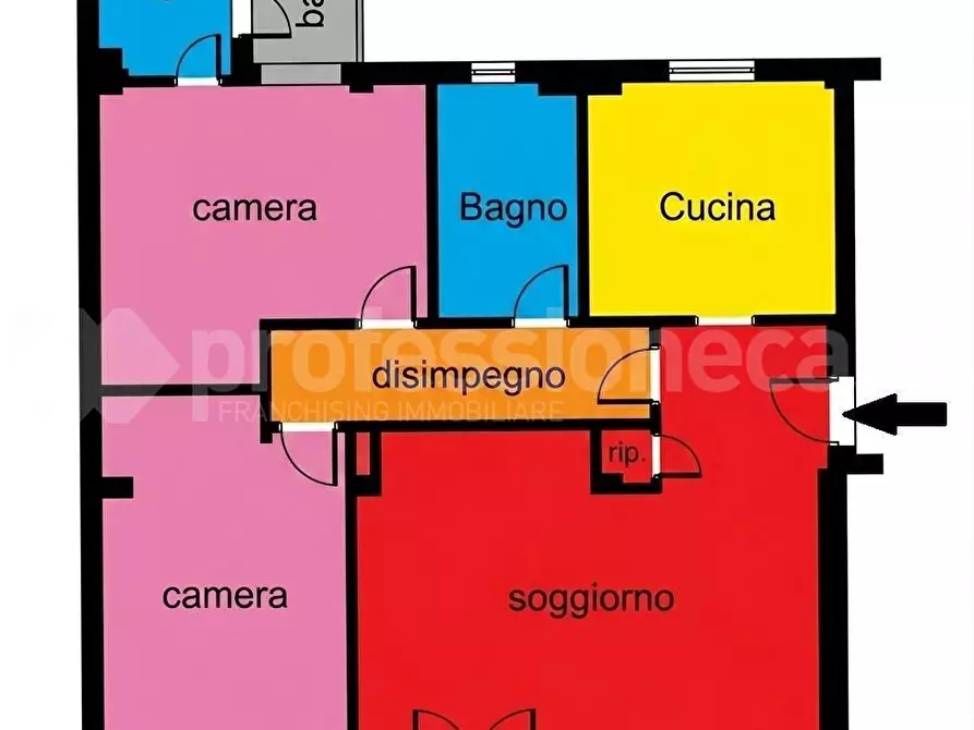 Immagine 18 di Appartamento in vendita  a Pisa