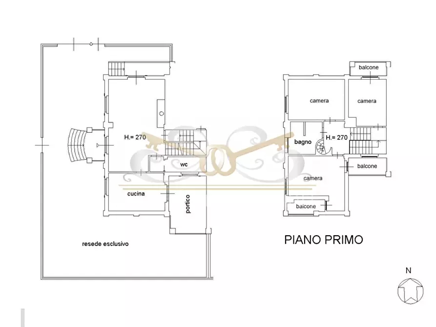 Immagine 17 di Casa bifamiliare in vendita  a Pisa