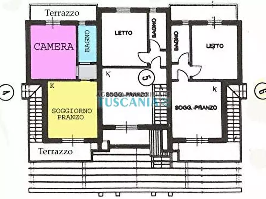 Immagine 28 di Appartamento in affitto  a Castagneto Carducci
