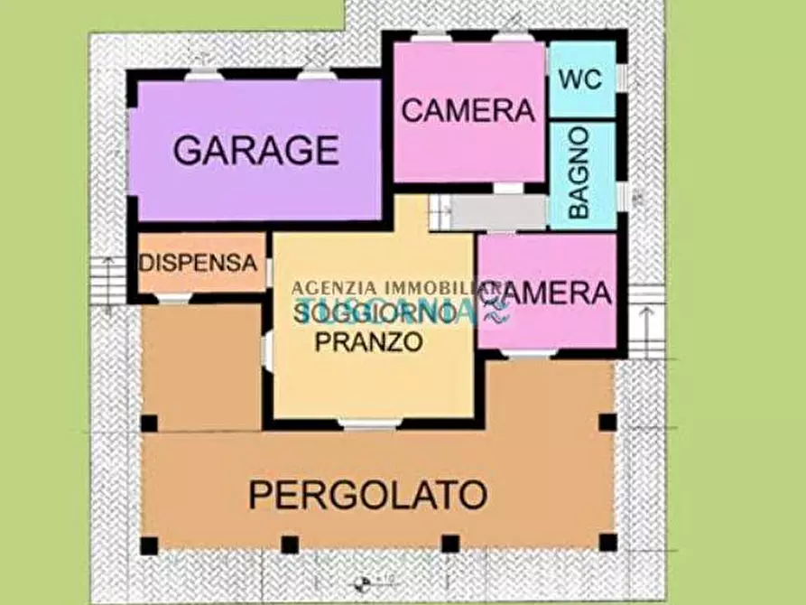 Immagine 3 di Villa in vendita  a Monteverdi Marittimo