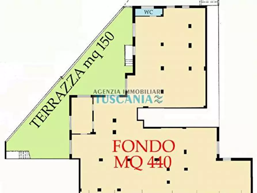 Immagine 1 di Locale commerciale in affitto  a Cecina