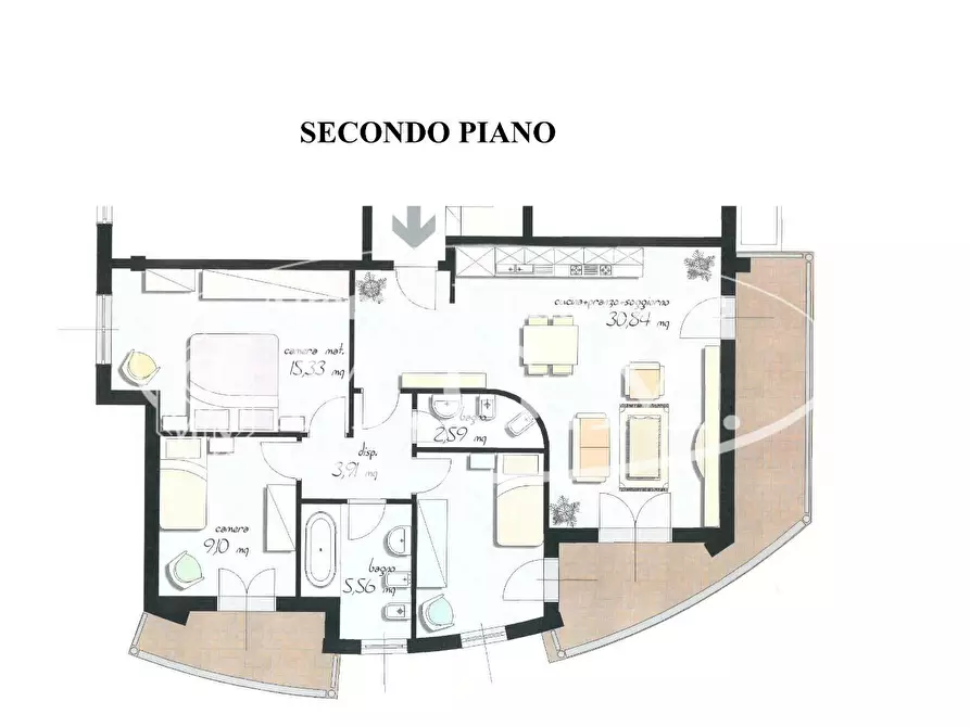 Immagine 28 di Appartamento in vendita  a Castelfranco Di Sotto