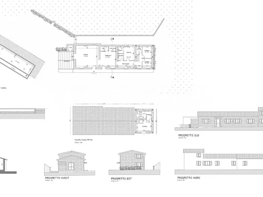 Immagine 4 di Rustico / casale in vendita  a Lucca