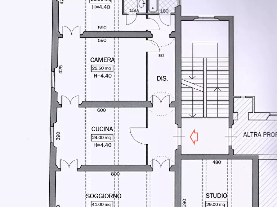 Immagine 25 di Appartamento in vendita  a Vicopisano