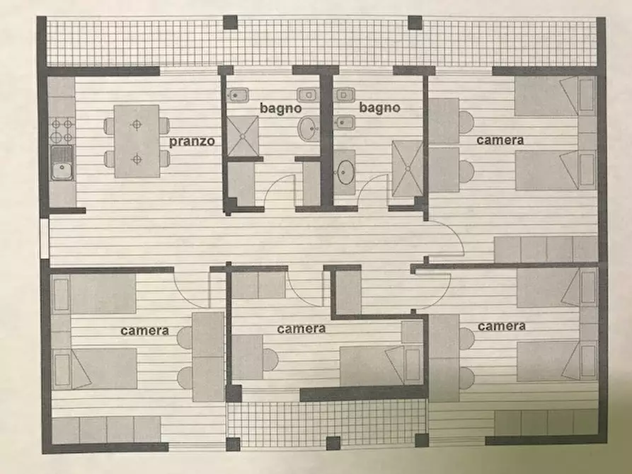 Immagine 4 di Appartamento in affitto  a Pisa