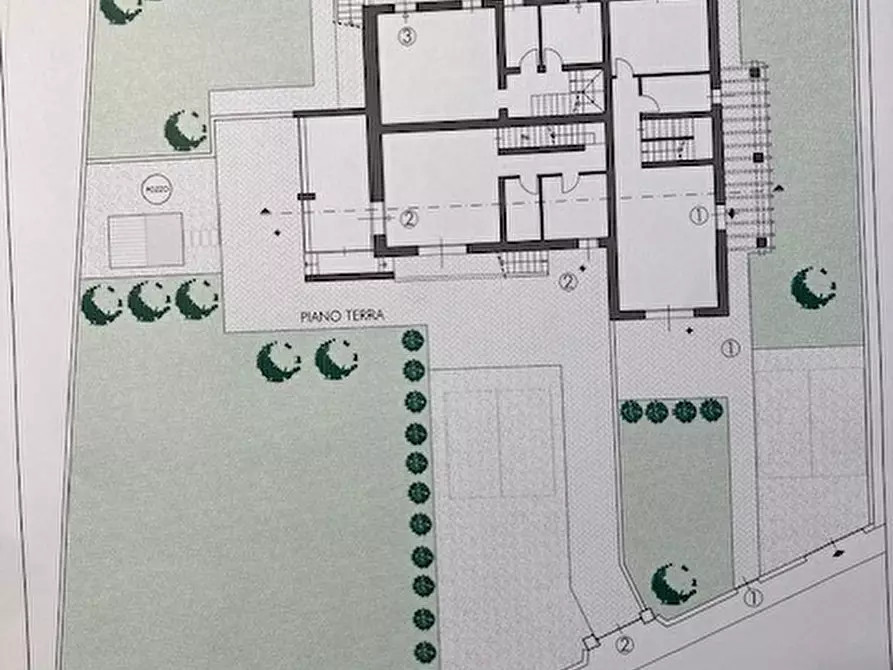 Immagine 8 di Casa trifamiliare in vendita  a Cascina