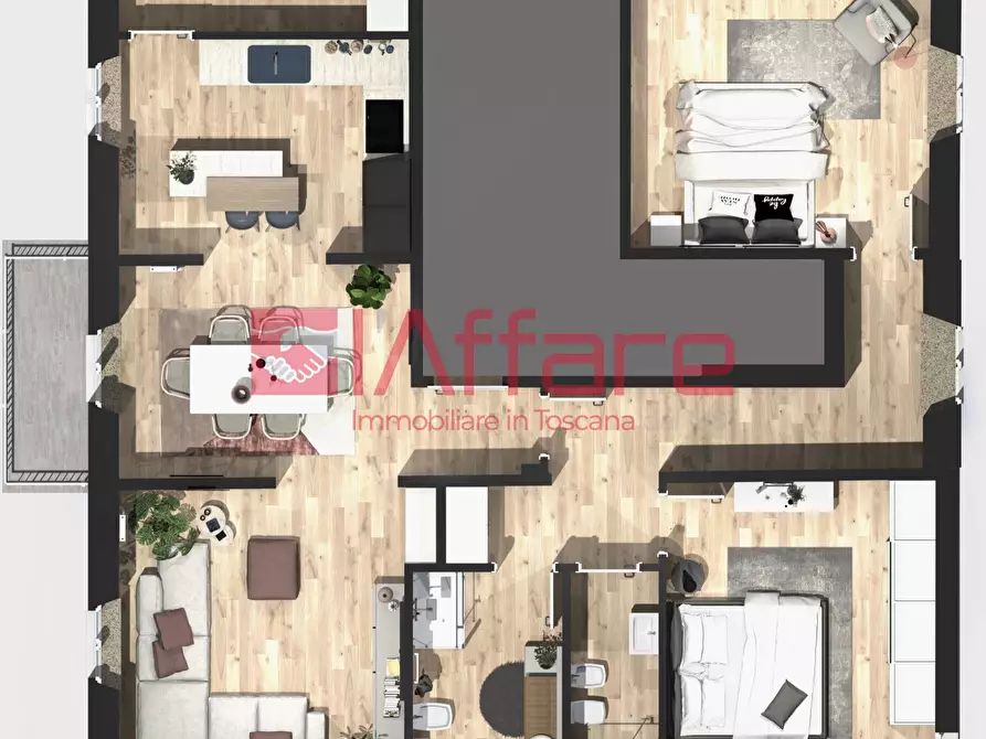 Immagine 4 di Appartamento in vendita  a Montecatini Terme