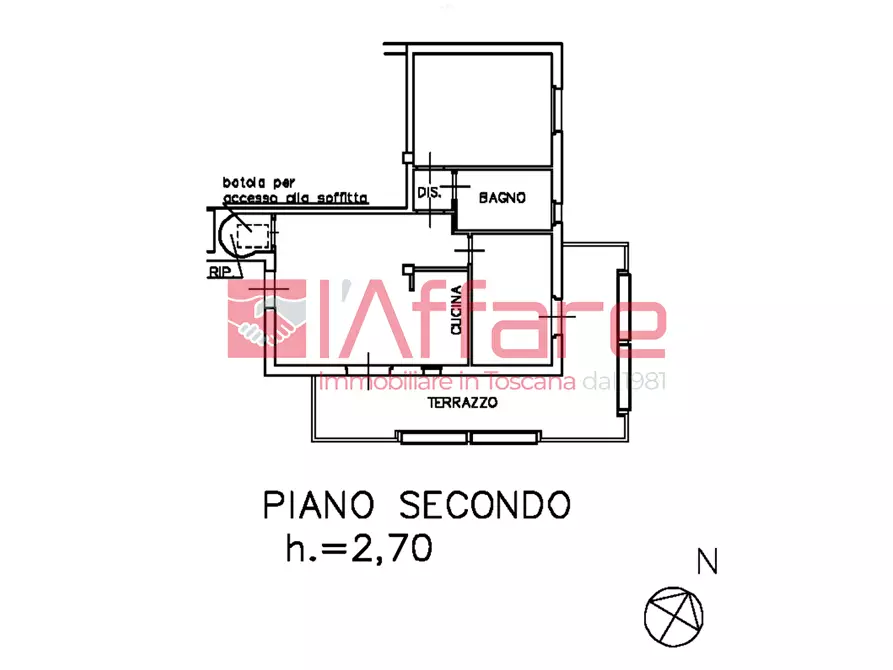 Immagine 34 di Appartamento in vendita  a Buggiano