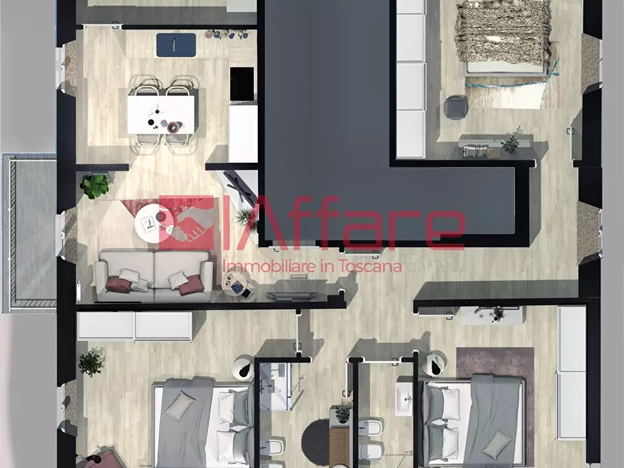 Immagine 4 di Appartamento in vendita  a Montecatini Terme