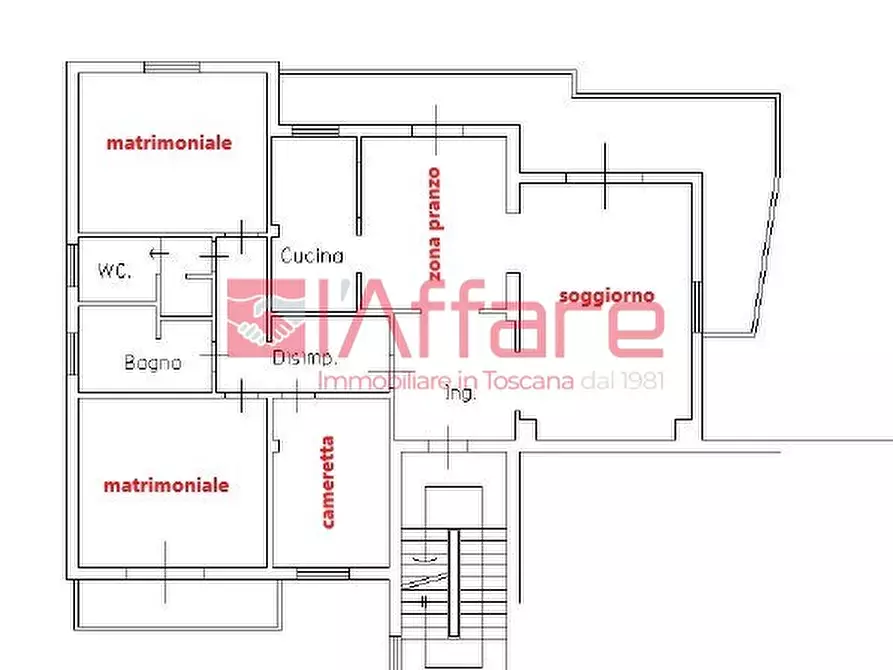Immagine 29 di Mansarda in vendita  a Buggiano