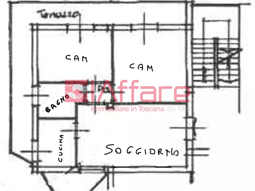Immagine 22 di Appartamento in vendita  a Montecatini Terme