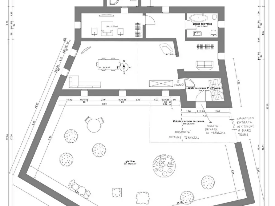 Immagine 68 di Casa indipendente in vendita  a Carrara